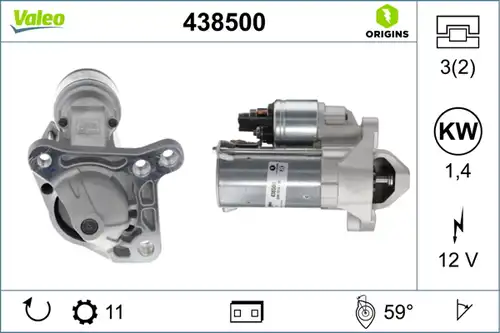 стартер VALEO 438500
