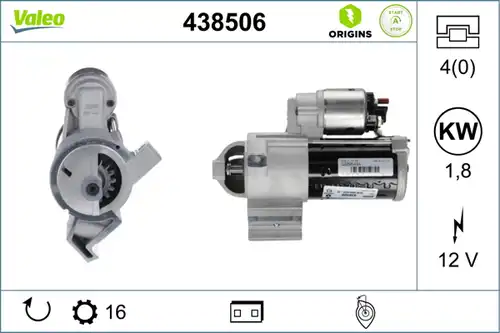 стартер VALEO 438506