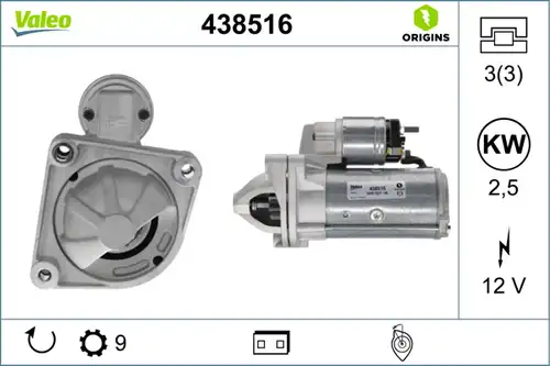 стартер VALEO 438516