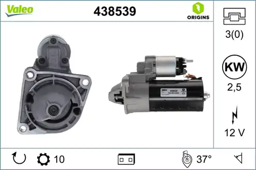 стартер VALEO 438539