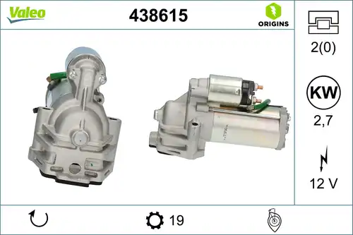 стартер VALEO 438615