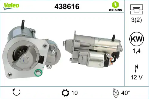 стартер VALEO 438616