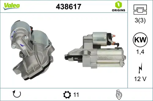 стартер VALEO 438617