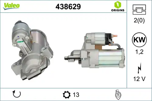 стартер VALEO 438629