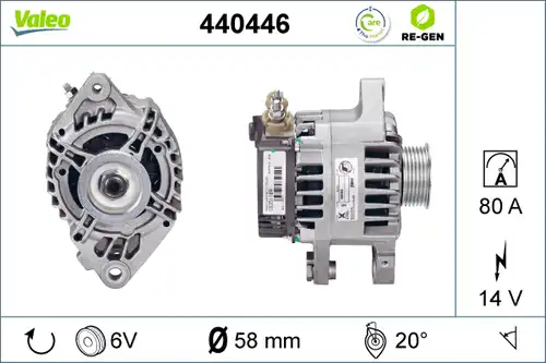 генератор VALEO 440446