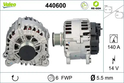 генератор VALEO 440600