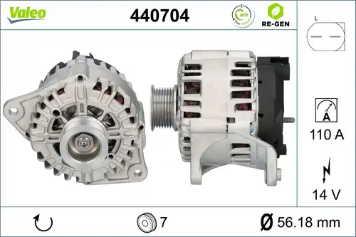 генератор VALEO 440704