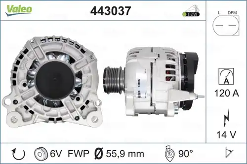 генератор VALEO 443037