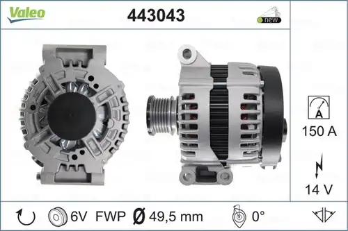 генератор VALEO 443043