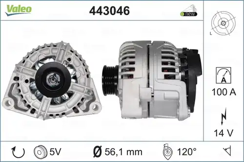генератор VALEO 443046