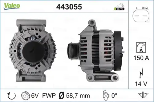 генератор VALEO 443055