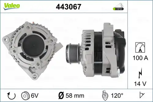 генератор VALEO 443067