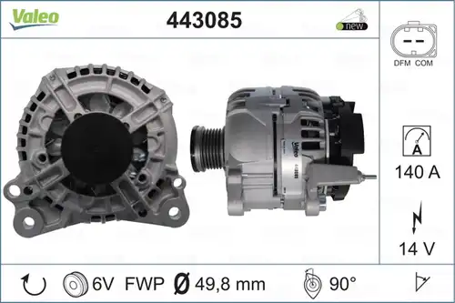 генератор VALEO 443085