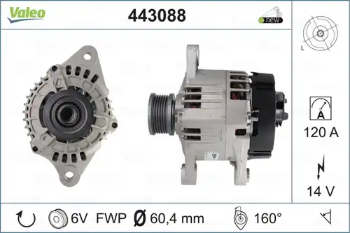 генератор VALEO 443088