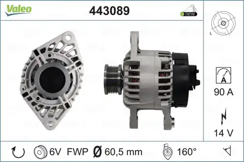 генератор VALEO 443089