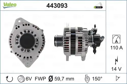 генератор VALEO 443093