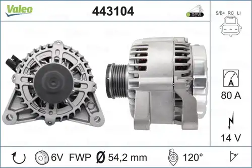 генератор VALEO 443104