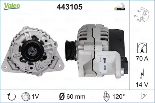генератор VALEO 443105