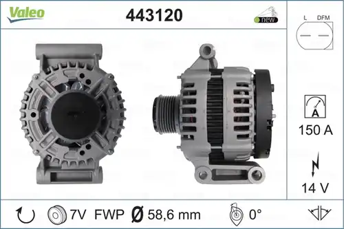 генератор VALEO 443120