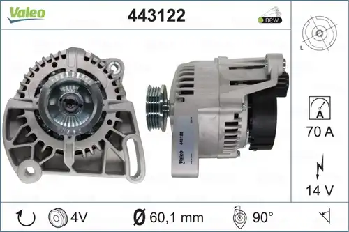 генератор VALEO 443122