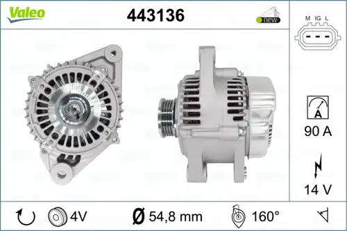 генератор VALEO 443136