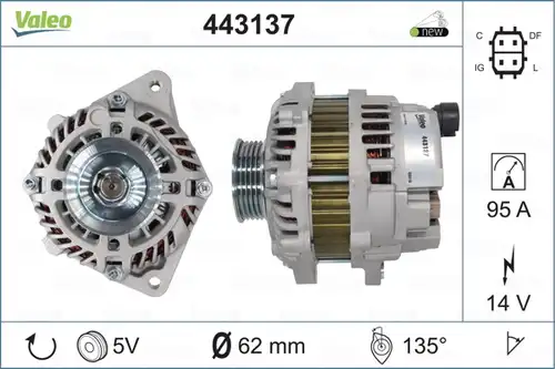 генератор VALEO 443137