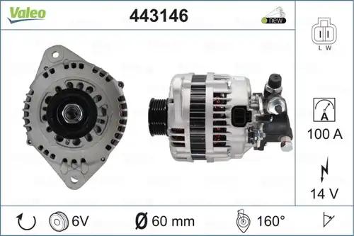 генератор VALEO 443146