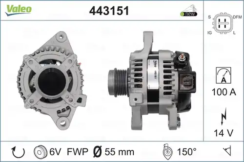 генератор VALEO 443151