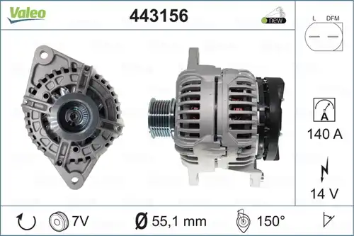 генератор VALEO 443156