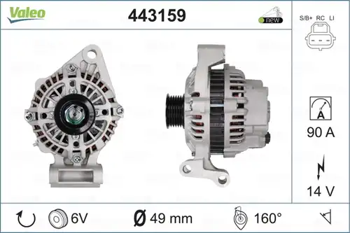 генератор VALEO 443159