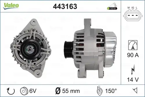 генератор VALEO 443163
