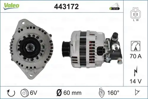 генератор VALEO 443172