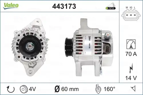 генератор VALEO 443173