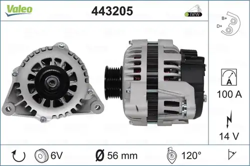 генератор VALEO 443205