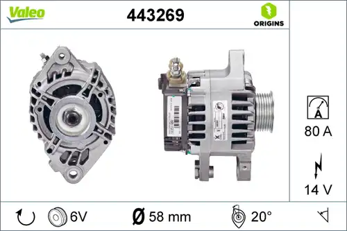 генератор VALEO 443269