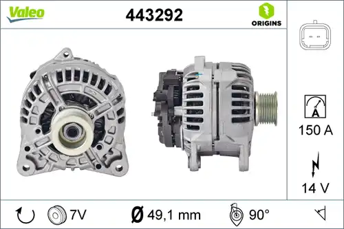 генератор VALEO 443292