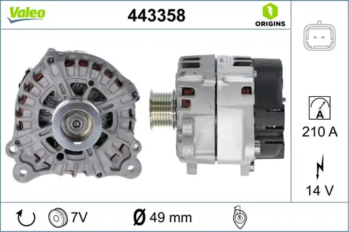 генератор VALEO 443358