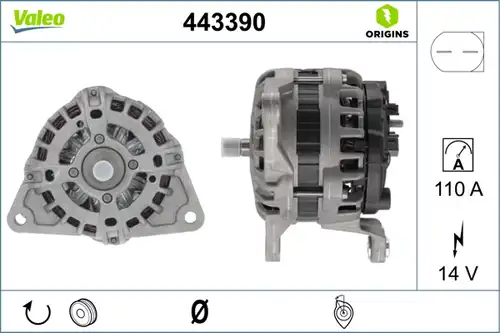генератор VALEO 443390
