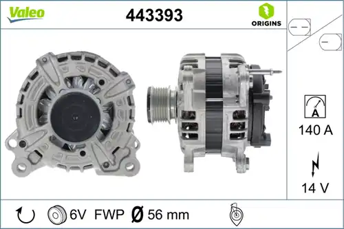 генератор VALEO 443393