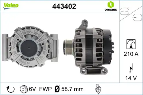 генератор VALEO 443402
