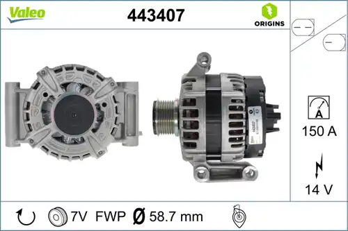 генератор VALEO 443407