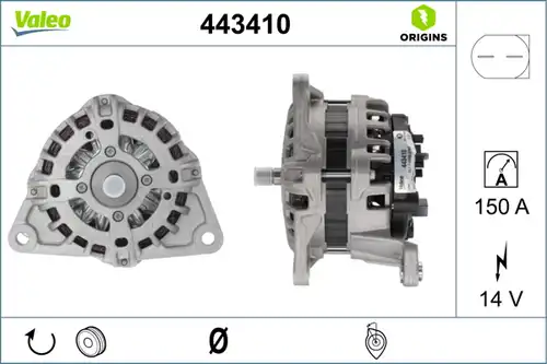 генератор VALEO 443410