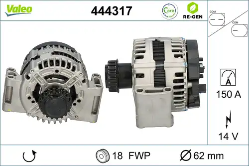 генератор VALEO 444317
