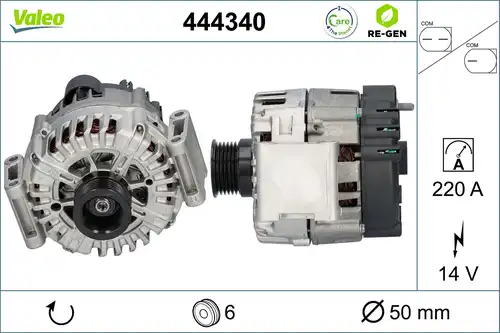 генератор VALEO 444340