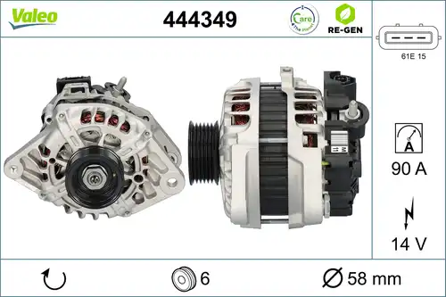 генератор VALEO 444349