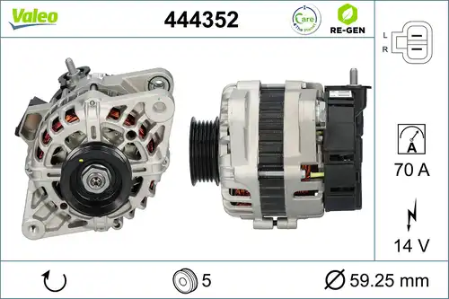 генератор VALEO 444352