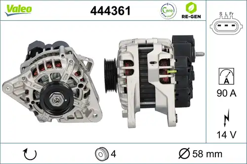генератор VALEO 444361