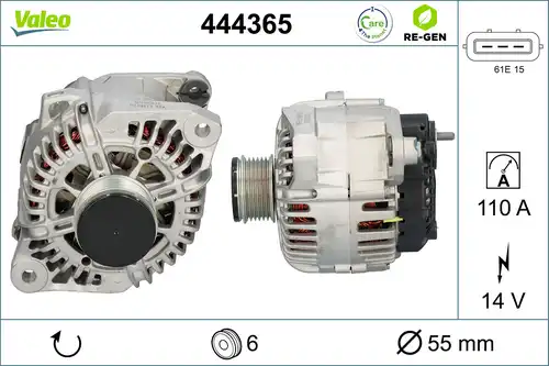 генератор VALEO 444365
