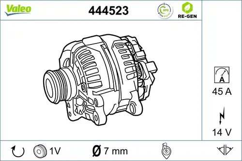 генератор VALEO 444523