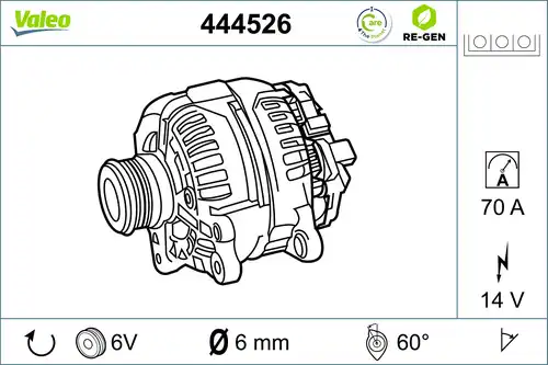 генератор VALEO 444526